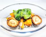 鮭と野菜のレンジ蒸しミルク仕立て作り方2写真