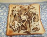 煎り焼きまいたけトースト作り方3写真