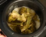 【無骨】ブロッコリーマヨ炊き込みご飯作り方3写真