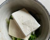 【旅先料理】あおさと小ネギのお湯スープ作り方4写真