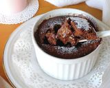 レンジで簡単☆米粉の濃厚チョコケーキ。作り方8写真