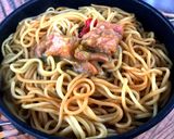 ▲山ごはん▲焼きカレーラーメン作り方4写真