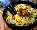 ▲山ごはん▲焼きカレーラーメン作り方6写真