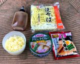 ▲山ごはん▲焼きカレーラーメン作り方7写真