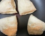 フライパンで焼く手作りナン　簡単手捏ね　作り方4写真