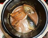 鯖味噌煮　（圧力鍋）作り方2写真