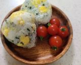 玉子とワカメのおにぎり作り方5写真