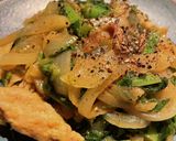 菜の花と豚肉のカレーマヨ炒め作り方14写真