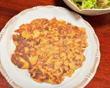 米粉でカリッ⭐︎ヘルシー舞茸キムチチヂミ作り方9写真