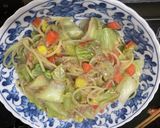 簡単ツナと春キャベツのバター醤油パスタ作り方5写真