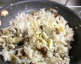 濃厚キノコのチーズリゾット作り方9写真