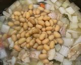 大豆、根菜、鶏モモの出汁煮作り方5写真