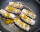 簡単!カリーヴルスト☆豚マキマキ作り方3写真
