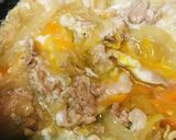 材料３つ●あまから豚玉子丼作り方3写真