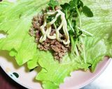 レタスとひき肉巻き巻き～♪簡単に出来る♡作り方3写真