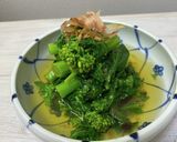 簡単で美味！旬を楽しむ　菜の花のおひたし作り方9写真