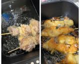 さっぱりヘルシー☆鶏胸肉と玉ねぎの串カツ作り方2写真