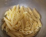 小松菜と茄子のペンネアラビアータ作り方6写真