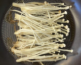 簡単♪米粉で和風ちぢみ／えのき茸作り方3写真
