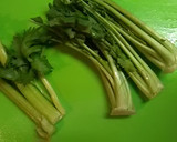 セロリとかぶの葉の昆布の佃煮和え作り方1写真