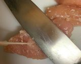 鶏のささみの梅しそ串作り方1写真