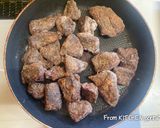 ワインで肉が柔らか✨鹿肉のワイン煮込み作り方3写真
