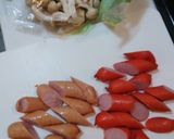 簡単!激ウマ!ウインナー白菜味噌チーズ鍋作り方2写真