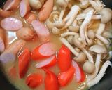 簡単!激ウマ!ウインナー白菜味噌チーズ鍋作り方6写真