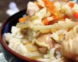 冷凍野菜で超簡単！鶏ごぼう炊き込みご飯作り方8写真