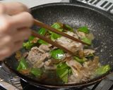 豚こまザーサイ炒め丼作り方3写真