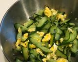 きゅうりと卵の甘酢和え＊たくさん食べてネ作り方3写真