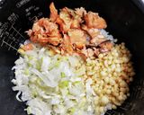 鮭の切り身と揚げ玉の混ぜご飯作り方2写真