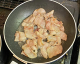米粉で長ネギと梅干のお好み焼き作り方4写真