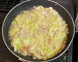 米粉で長ネギと梅干のお好み焼き作り方6写真