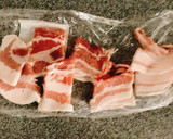豚野菜オイスターソースの白だし舞茸餡丼作り方2写真