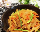 皮まで食べるよ♪大根きんぴら作り方13写真