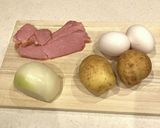 じゃがいもガレットのオープンオムレツ作り方1写真
