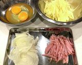 じゃがいもガレットのオープンオムレツ作り方2写真