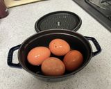 ストウブで作るトロ半熟タマゴ作り方1写真