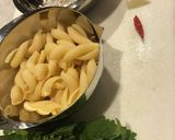 菜の花としらすのペペロンチーノ作り方1写真