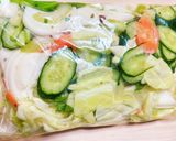 柚子香る！香味野菜の浅漬け作り方1写真