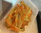 じゃがいものきんぴら作り方5写真