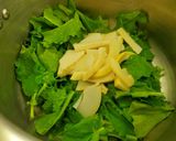 アサリ缶と菜の花の煮浸し作り方3写真