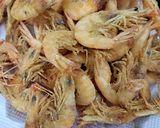 芝エビの唐揚げ(波里の米の粉)作り方3写真