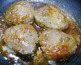 簡単！カレー風味ハンバーグ作り方5写真