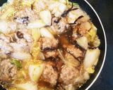 塩昆布。肉団子スープ作り方4写真