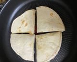 乗せて焼くだけハムとチーズのケサディーヤ作り方6写真