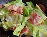 島の匠ベーコンの蒸しキャベツ作り方3写真