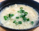 お手軽♪ 豆腐とふんわり卵の中華風スープ作り方5写真