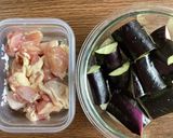 なすと鶏肉のたっぷりおろしポン酢作り方1写真